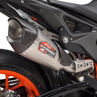 Yoshimura 890 DUKE R 20-21 / 790 DUKE 19-20 AT2 Stainless Slip-On Exhaust, W/ Stainless Muffler