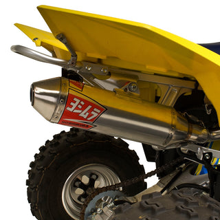 Yoshimura Suzuki/Kawasaki Ltz400 03-14 Rs-2 Stainless Slip-On Exhaust, W/ Aluminum Muffler