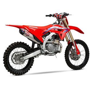 Yoshimura CRF450R/RX 2021-2024 / CRF450R-S 2023-2024 RS-12 Stainless Full Exhaust, W/ Stainless Muffler