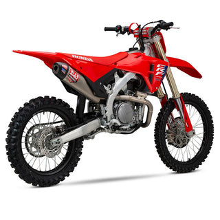 Yoshimura CRF450R/RX 2025 RS-12 Titanium Full Exhaust, W/ Titanium Muffler
