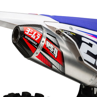 Yoshimura YZ250F 2024 RS-4 Stainless Slip-On Exhaust, W/ Aluminum Muffler