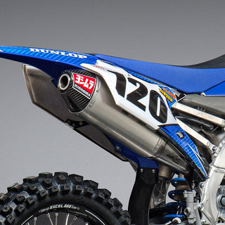 Yoshimura YZ450F 14-17/FX 16-17/WR450F 16-18 RS-4 Stainless Slip-On Exhaust, W/ Aluminum Muffler