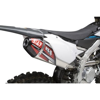 Yoshimura YZ450F 18-22 / WR450F 19-22 / YZ450FX 19-22 RS-4 Stainless Slip-On Exhaust, W/ Aluminum Muffler