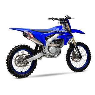 Yoshimura YZ450F 23-25 RS-12 Stainless Full Exhaust, W/ Aluminum Muffler
