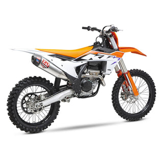 Yoshimura KTM 250/350SX-F / Husqvarna FC250/350 22-24 RS-12 Stainless Full Exhaust, W/ Aluminum Muffler