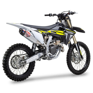 Yoshimura TF250-X RS-12 Stainless Full Exhaust, W/ Aluminum Muffler