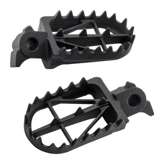 Zeta Wide Chromoly Mid Foot Pegs - Yamaha YZ125 / YZ250 / YZ250F / WR250F / WR45