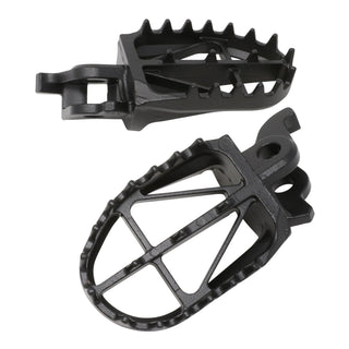 Zeta Wide Chromoly Ultra-Wide Foot Pegs - Kawasaki KX250F / KX450F ('09-)