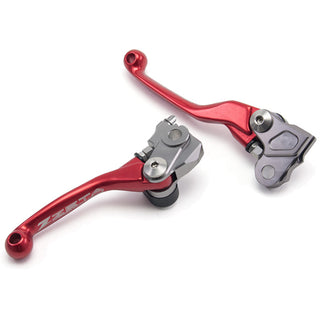 Zeta Pivot Forged Lever Set KX250F/450F05-12 - Red