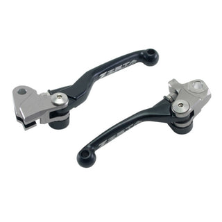 Zeta Forged Pivot Lever Set KX250F13-,450F13-18 - Black