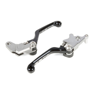 Zeta Pivot Lever Set CP 3-Finger - Suzuki DR250R / DR-Z400S / DR-Z400SM - Black
