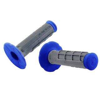 Zeta Grips Race Mx Half Waffle -Blue/Grey