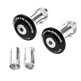 Zeta Bar End Plugs Alloy 29mm - Black