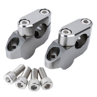 Zeta Bar Clamp Kit Rise & Offset - 7/8 Mount - 7/8 BAR/OS:20mm/H:26mm - Titanium