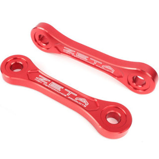 Zeta Linkage Lowering Kit CRF250R 18-21, CRF450R 17-20, CRF450L 19 - 30mm Red