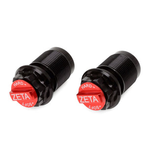 Zeta Caps Kyb Aos Fork Bottom Adjuster - Pair - Black/Red