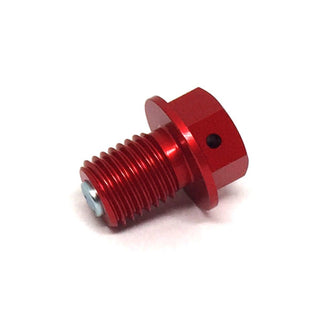 Zeta Magnetic Drain Bolt M12x15 - P1.5 -Red