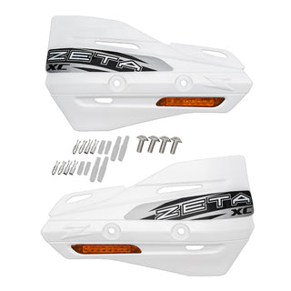 Zeta Handguard Shields Only Xc Shield + Flasher -Orange Lens -White