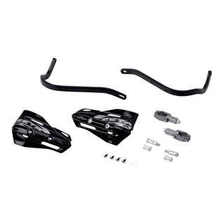 Zeta Armour XC Handguard Kit for 22.2mm Handlebars - Black / Black