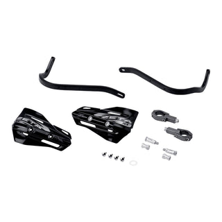 Zeta Armour XC Handguard Kit for 28.6mm Handlebars - Black / Black