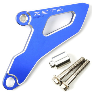 Zeta Front Sprocket Cover CRF250R04-09, CR250R02-, YZ12506 - Blue