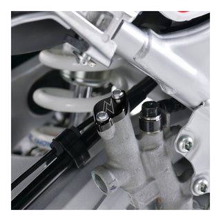 Zeta Rear Brake Reservoir Cover - Yamaha YZ / YZF, WRF, WR250R / WR250X - Black