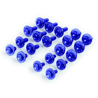 Zeta Plastic Bolt Kit Alloy KXF250 17-20 -Blue