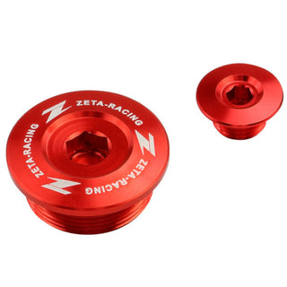 Zeta Honda CRF250R 18-24 Red Engine Plugs