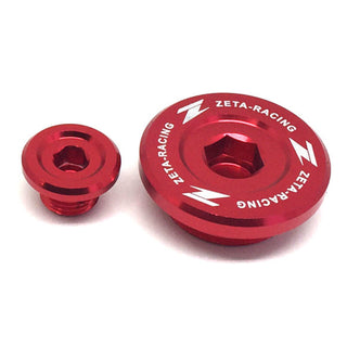 Zeta Engine Plug RMZ250 07-, RMZ450 05 - Red