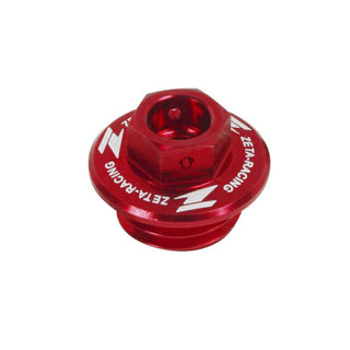 Zeta Oil Filter Plug Cr/Crf/Crf250L, Ct12520-, Yz/Yzf/Wrf, Klx - Red