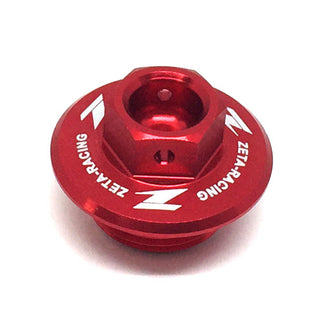 Zeta Oil Filter Plug RM/RMZ, Serow 250 -Red