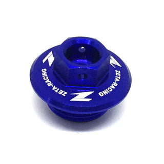 Zeta Oil Filter Plug RM/RMZ, Serow 250 - Blue