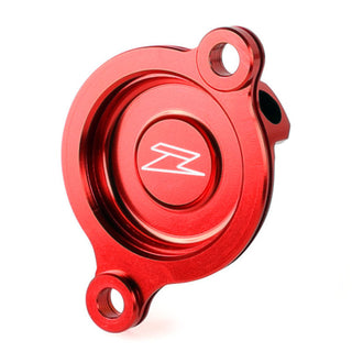 Zeta Oil Filter Cover CRF450R/RX17-, CRF450L19 - Red