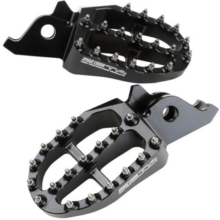 Zeta Footpegs Alloy Ultrawide KAWASAKI -57mm Black