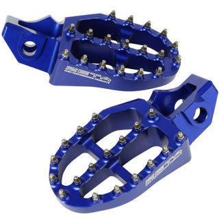 Zeta Footpegs Alloy Ultrawide KTM / HQV / GAS GAS -57mm Blue