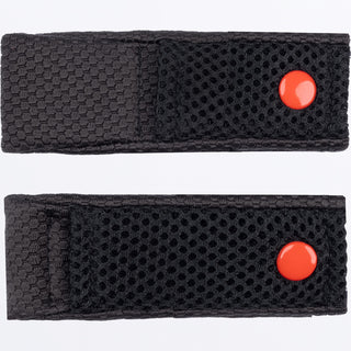 6D ATR-3Y Youth Helmet Chin Strap Covers - Black