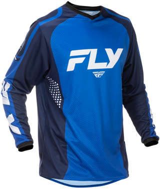 Fly Racing 2026 F-16 MX Jersey - Blue/Dark Blue/White