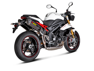 Akrapovic Slip-On System S-T10SO1-HRC For Triumph Speed Triple 1050 - Carbon - MotoHeaven