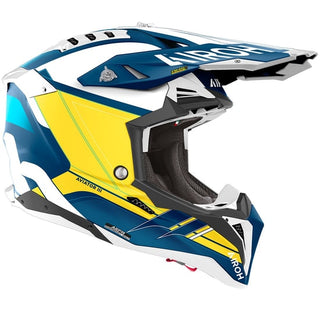 Airoh Aviator 3 Saber Full Face Helmet - Blue Matt