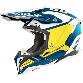 Airoh Aviator 3 Saber Full Face Helmet - Blue Matt