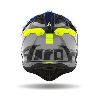 Airoh Aviator 3 Push Helmet - Gloss Blue