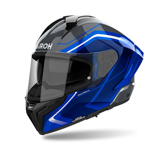 Airoh Matryx Wide Full Face Helmet - Blue Gloss