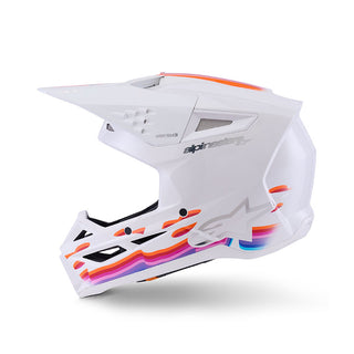 Alpinestars SM3 Force ECE06 Helmet - White/Glossy