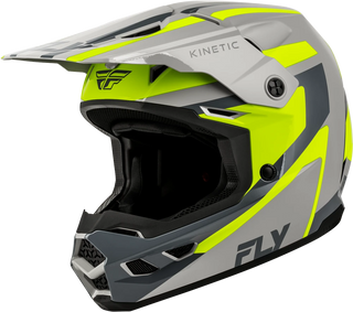 Fly Racing Kinetic Sync Helmet - Grey / Hi-Vis