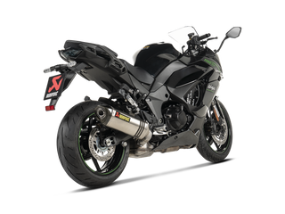Akrapovic Slip-On Line S-K10SO32-HRT For KAWASAKI Ninja 1000SX - Titanium - MotoHeaven