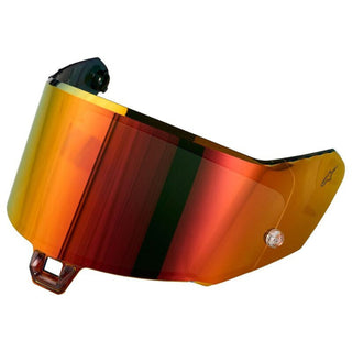 Alpinestars SR7 / SR10 One Size Helmet Shield - Red Mirror