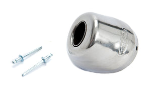 FMF PowerCore 2 Replacement Stainless Steel Rear Cone Cap - 0.875 Inch