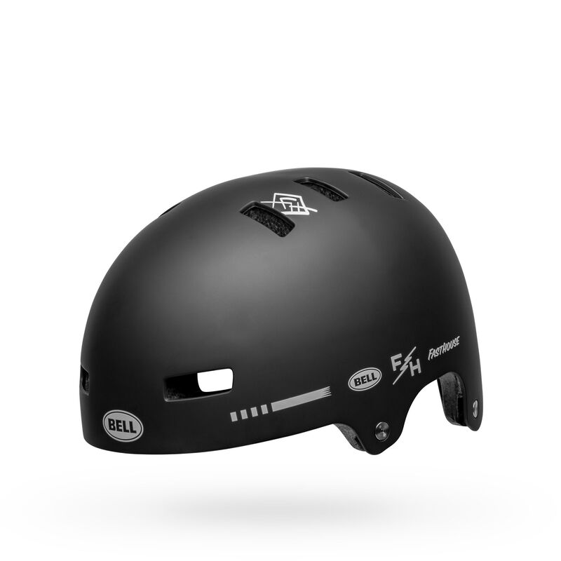 Bell Local Helmet - Matt Black/White Fasthouse