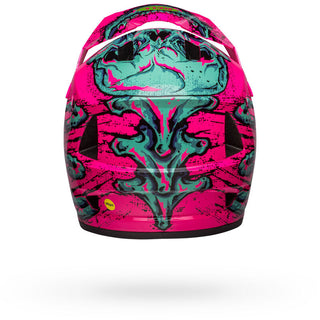 Bell Sanction 2 DLX MIPS Helmet - Bonehead Pink/Turquiose