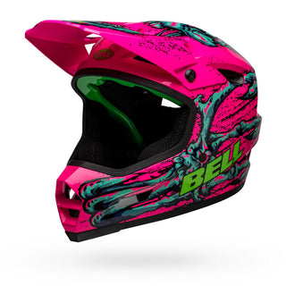 Bell Sanction 2 DLX MIPS Helmet - Bonehead Pink/Turquiose